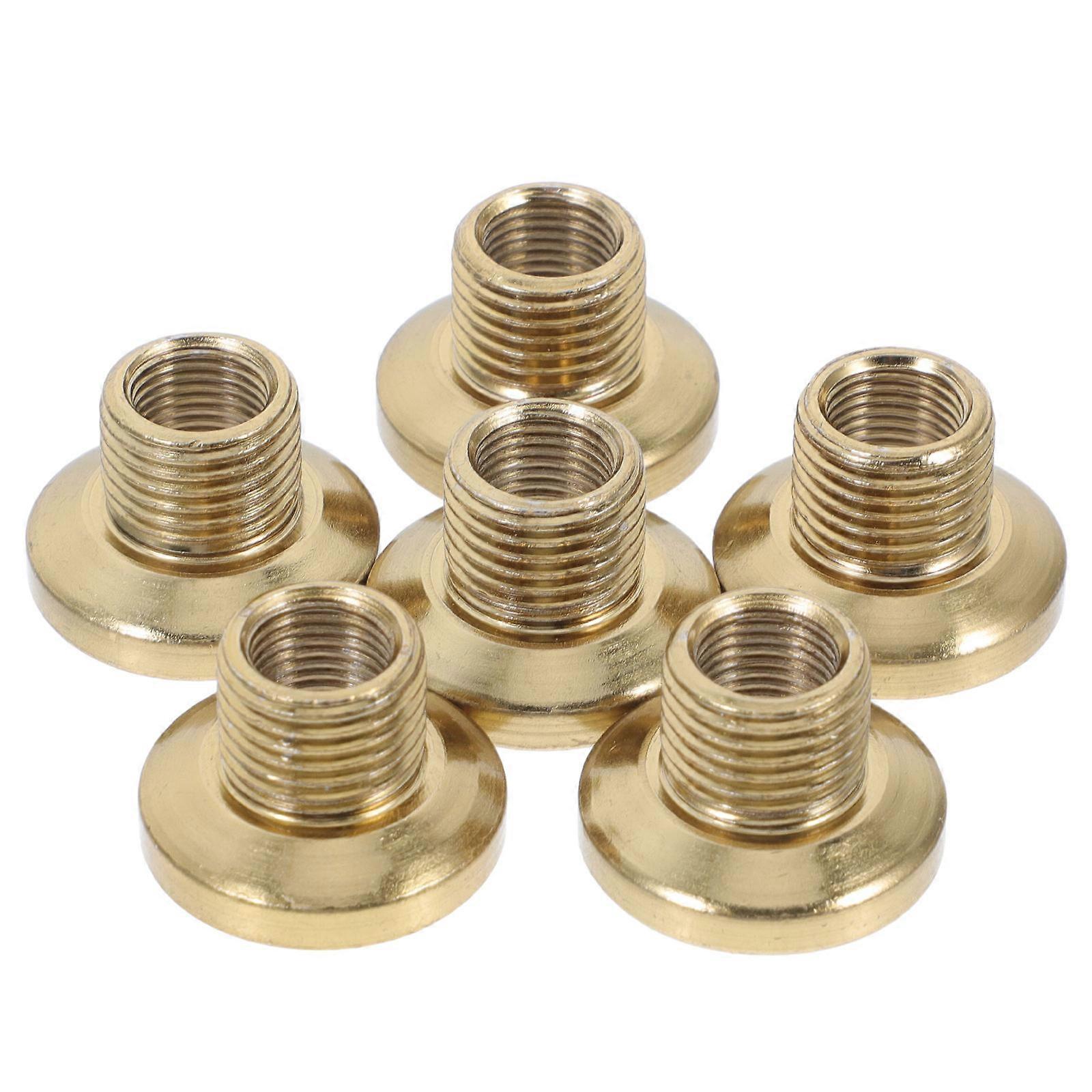 Golden Iron to M10 Angled Adapter for Floor Lamps and Table Lamp Connecting Tube TShaped with Internal Threads 1 Piece