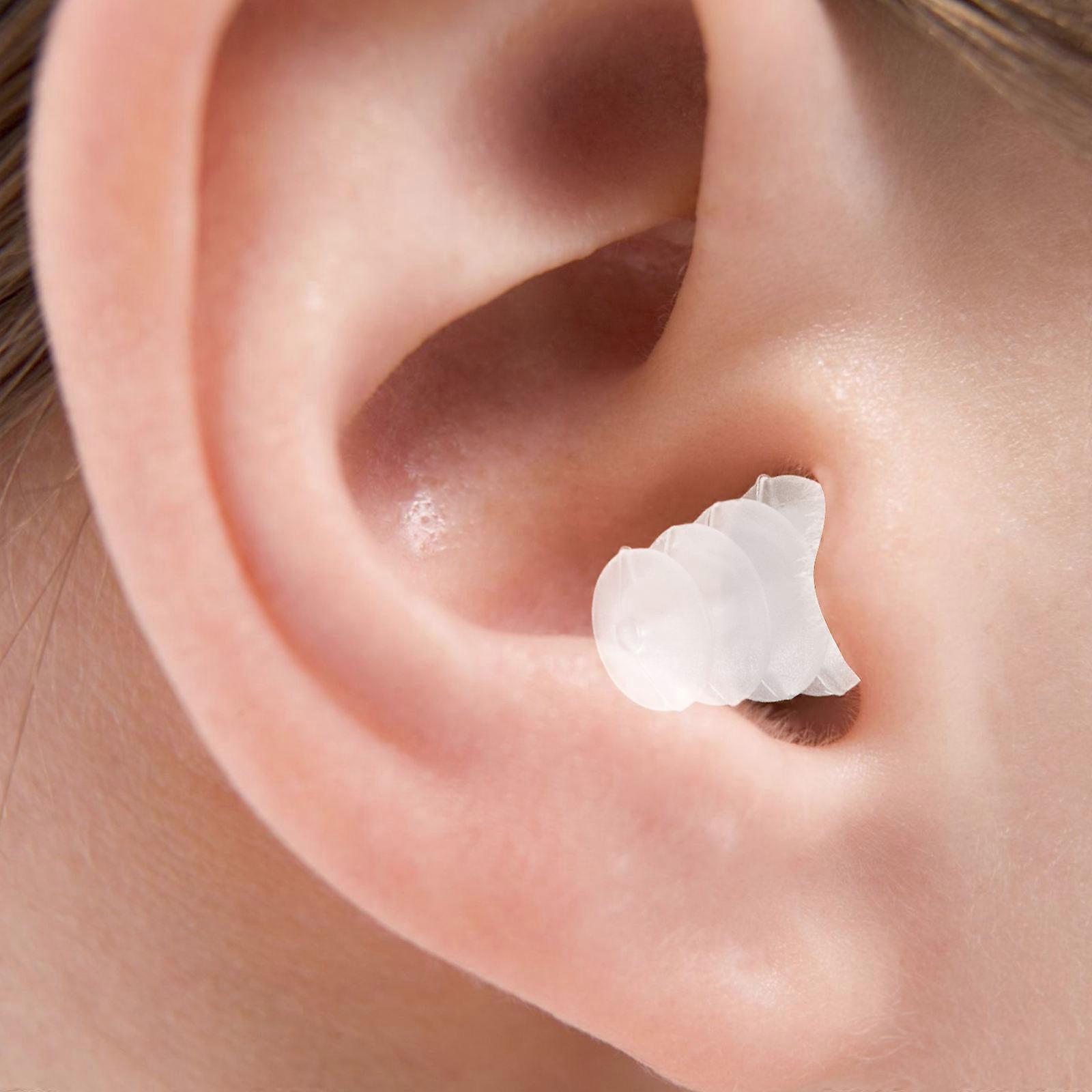 Aviation Earplugs Silicone Comfortable Sleeping Earplugs 1Pair