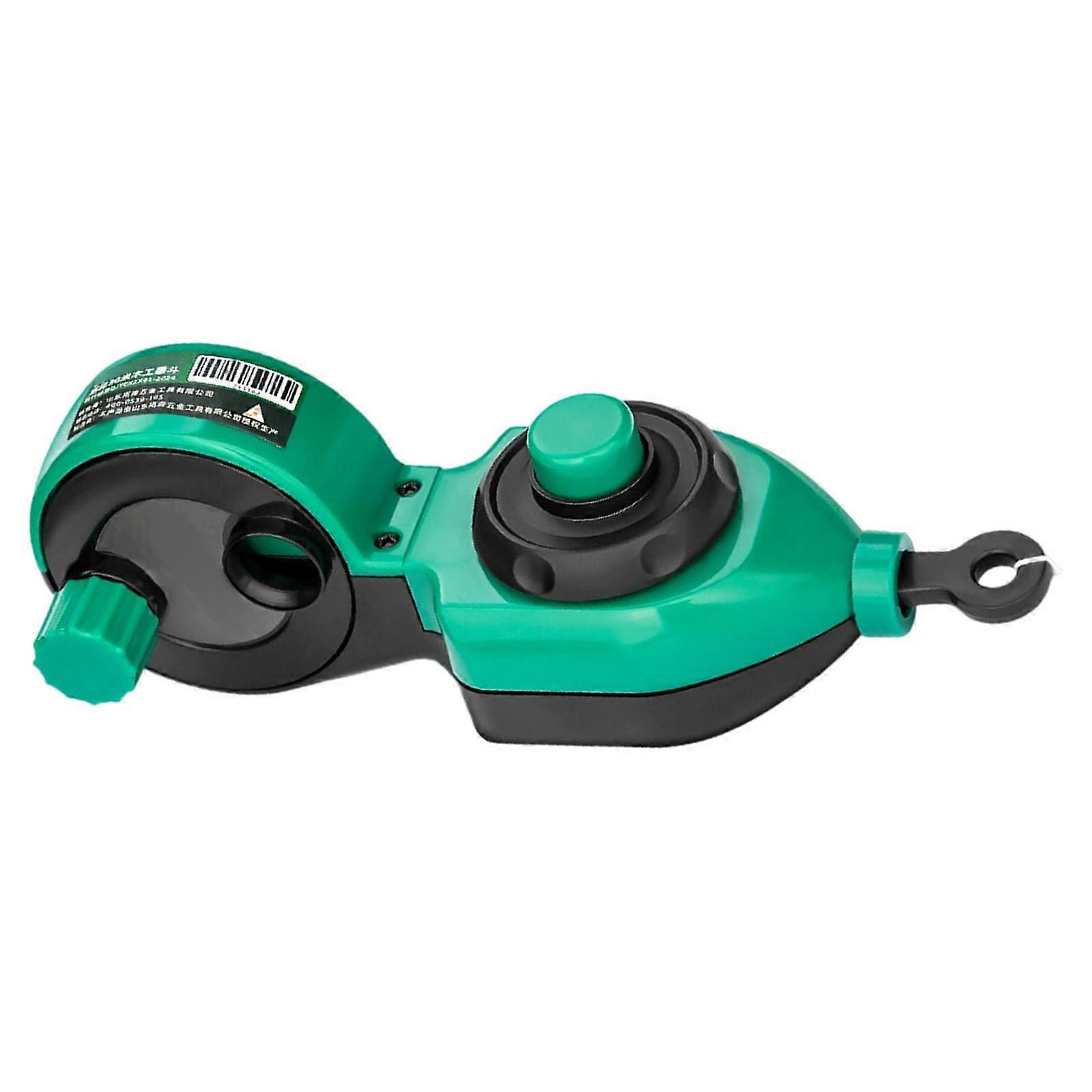 Automatic Chalk Line Tool with Fast Rewind for Accurate Construction and Carpentry Layout