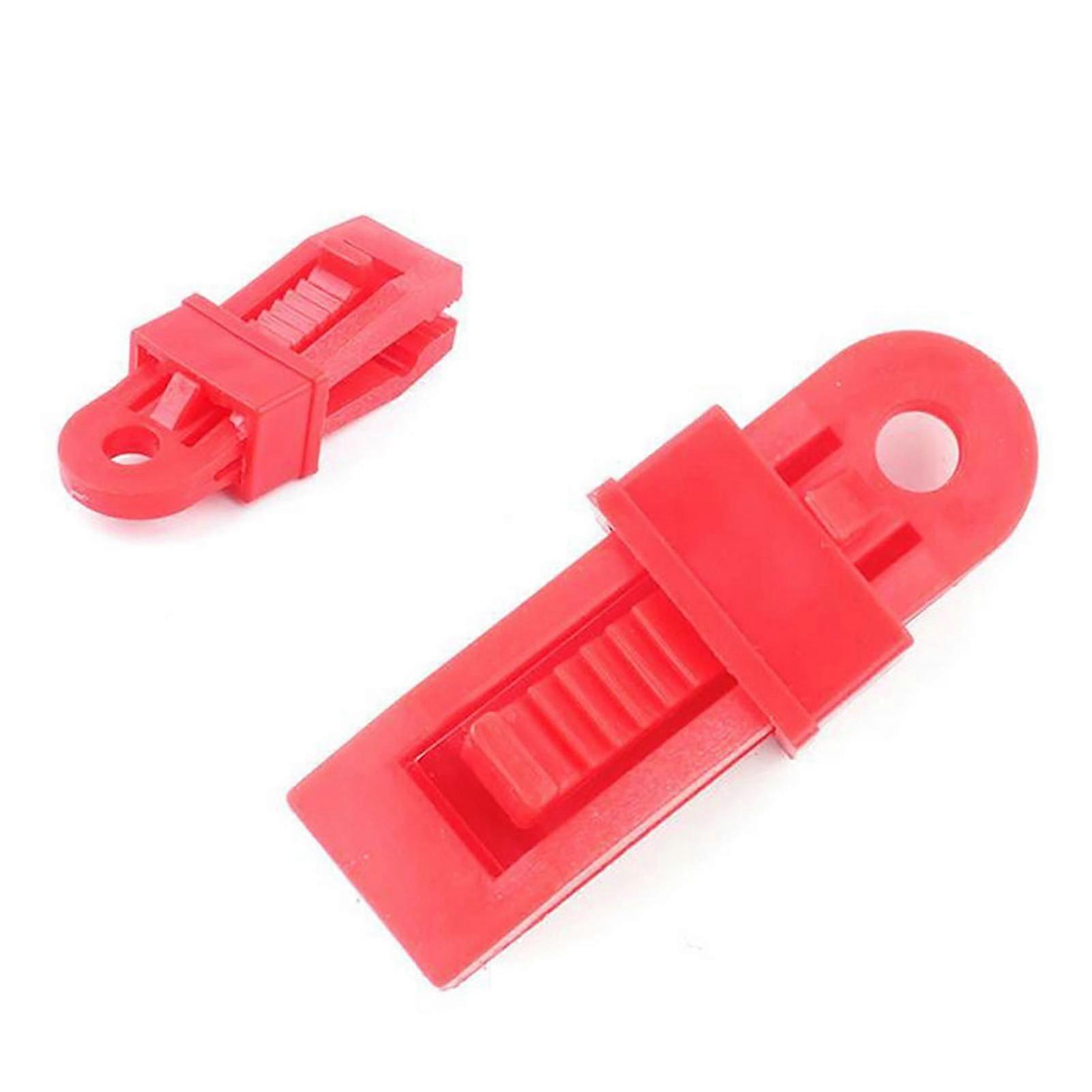 Outdoor Tent Awning Clip Windproof Solid Color Clamp Pp Fixed Buckle Camping Accessories