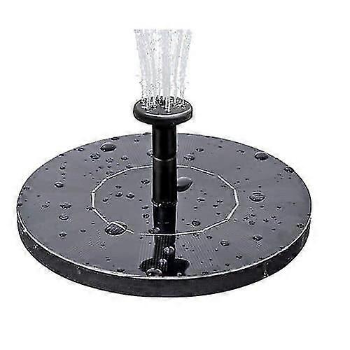 Staande vogelbad zonnefontein waterpomp