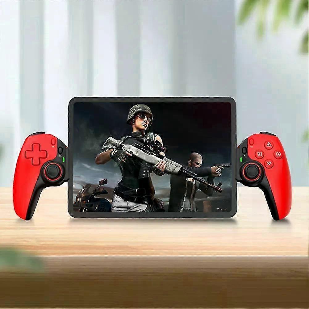 D9 Mobile Phone Stretching Game Controller Dual Vibration Bluetooth-compatible 5.2 Wireless Mobile Gaming Controller 6-axis Gyro