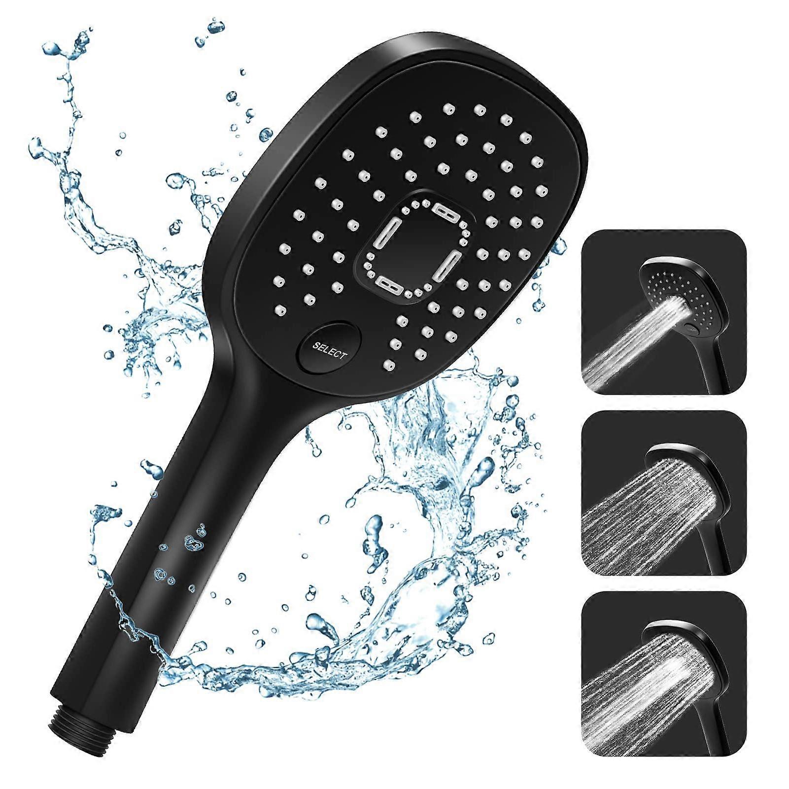 3 Modes - Water Saving High Shower Head-18079
