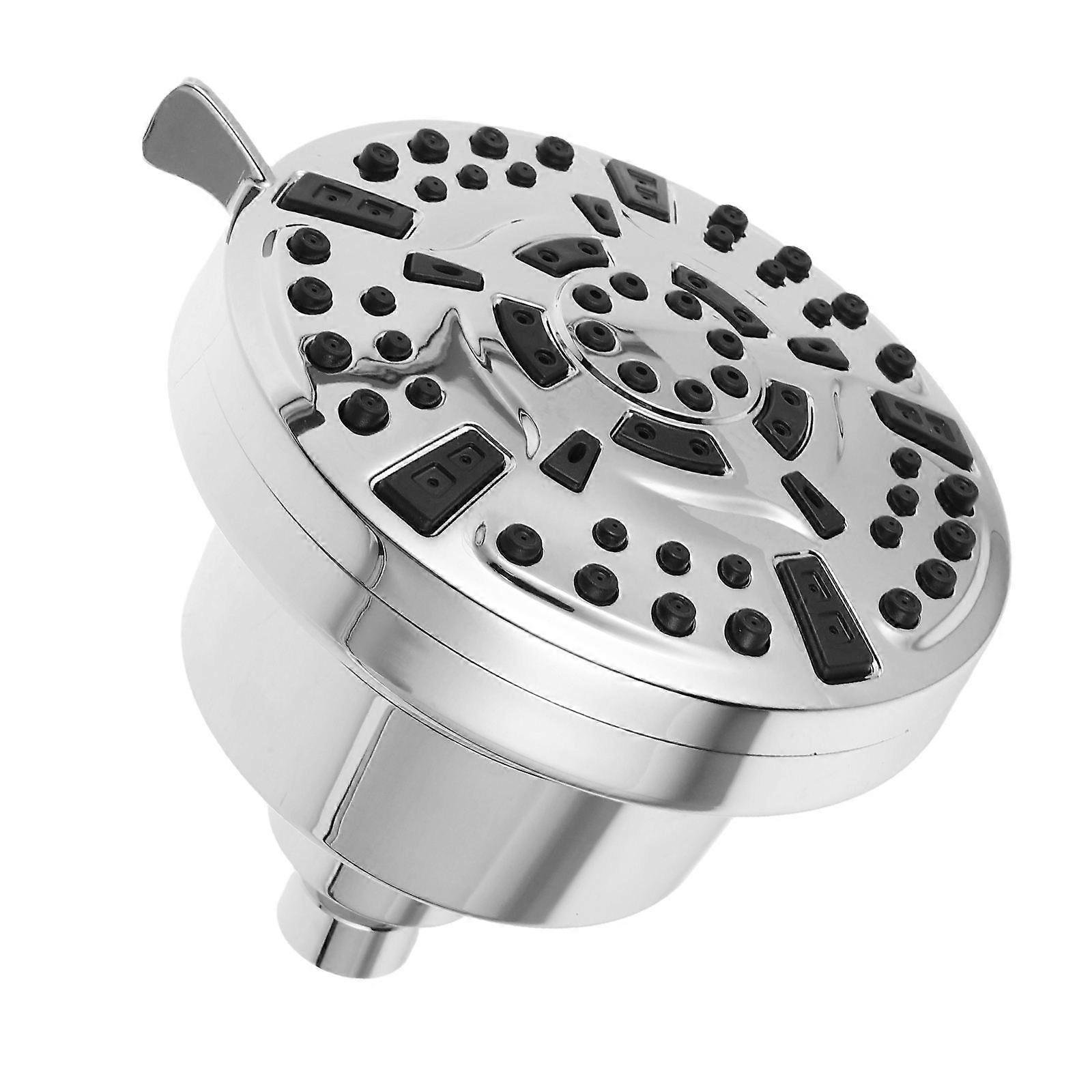 High Pressure Shower Head Filtered Round Shower Head for Bathroom 2Sets