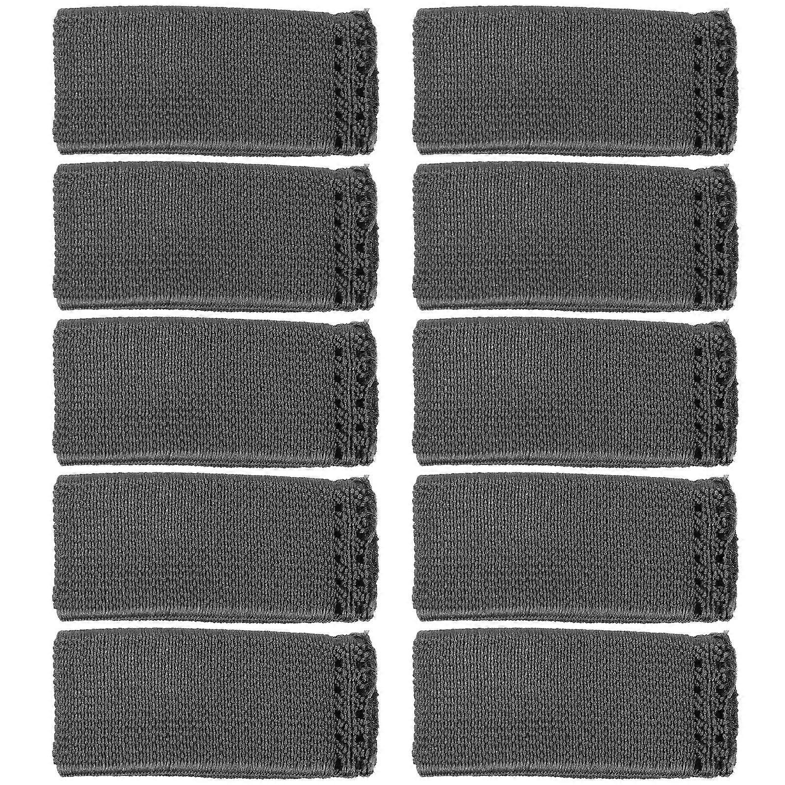 Canvas Elastic Belt Keepers for Backpack Strap Holders 10Pcs Set