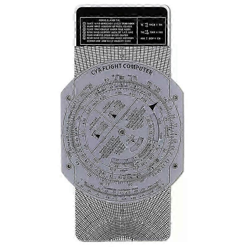 E6B Flight Computer Aviation Plotter Circular Slide Rule Used in Aviation Flight Training Pilot Training Internships