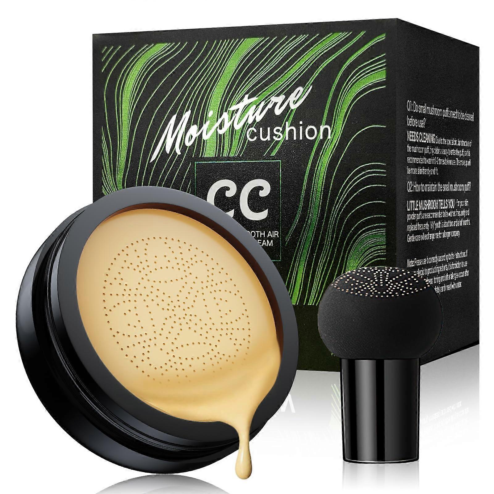 Waterproof Tattoo Cover Up CC Cream with Elastic Sponge, Full Coverage Foundation Beige