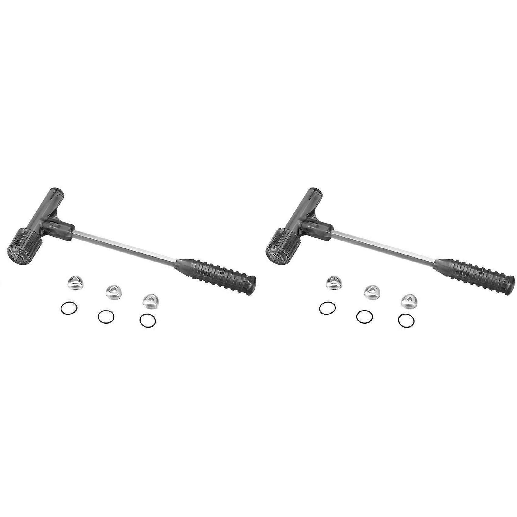 2X Impact Puller Hammer with Three Sets Hand Remover Tool Practical Professional Heavy Duty Multi-Functional Black