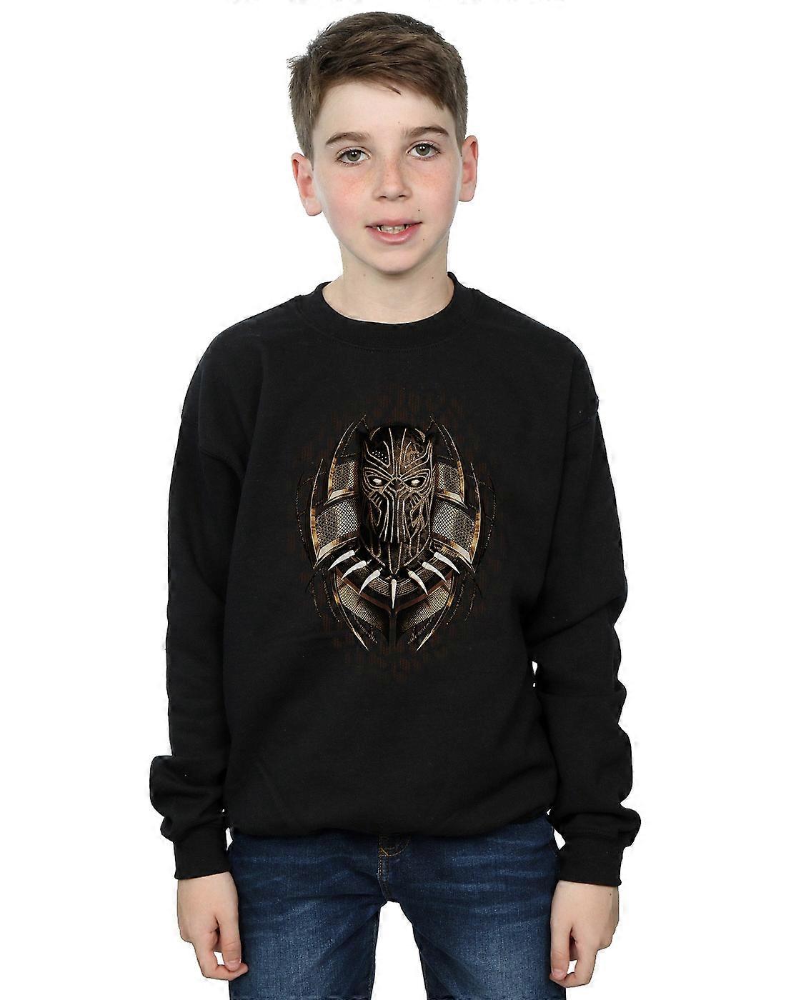 Marvel Boys Black Panther Gold Killmonger Sweatshirt
