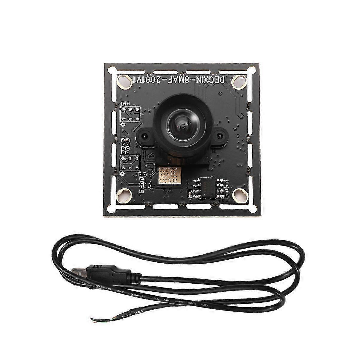 78 Degree USB Camera Module, 8MP Fixed Focus HD Industrial Camera, Driver-Free IMX179 Sensor with 1M USB Cable
