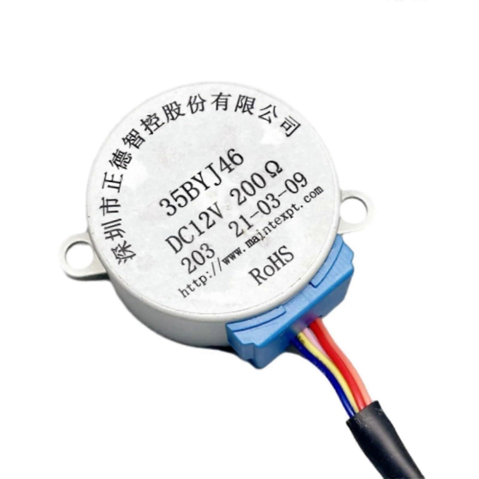 12V 35BYJ46 Geared Stepper Motor  Torque Low Noise Four Phase Five Wire Precision Control