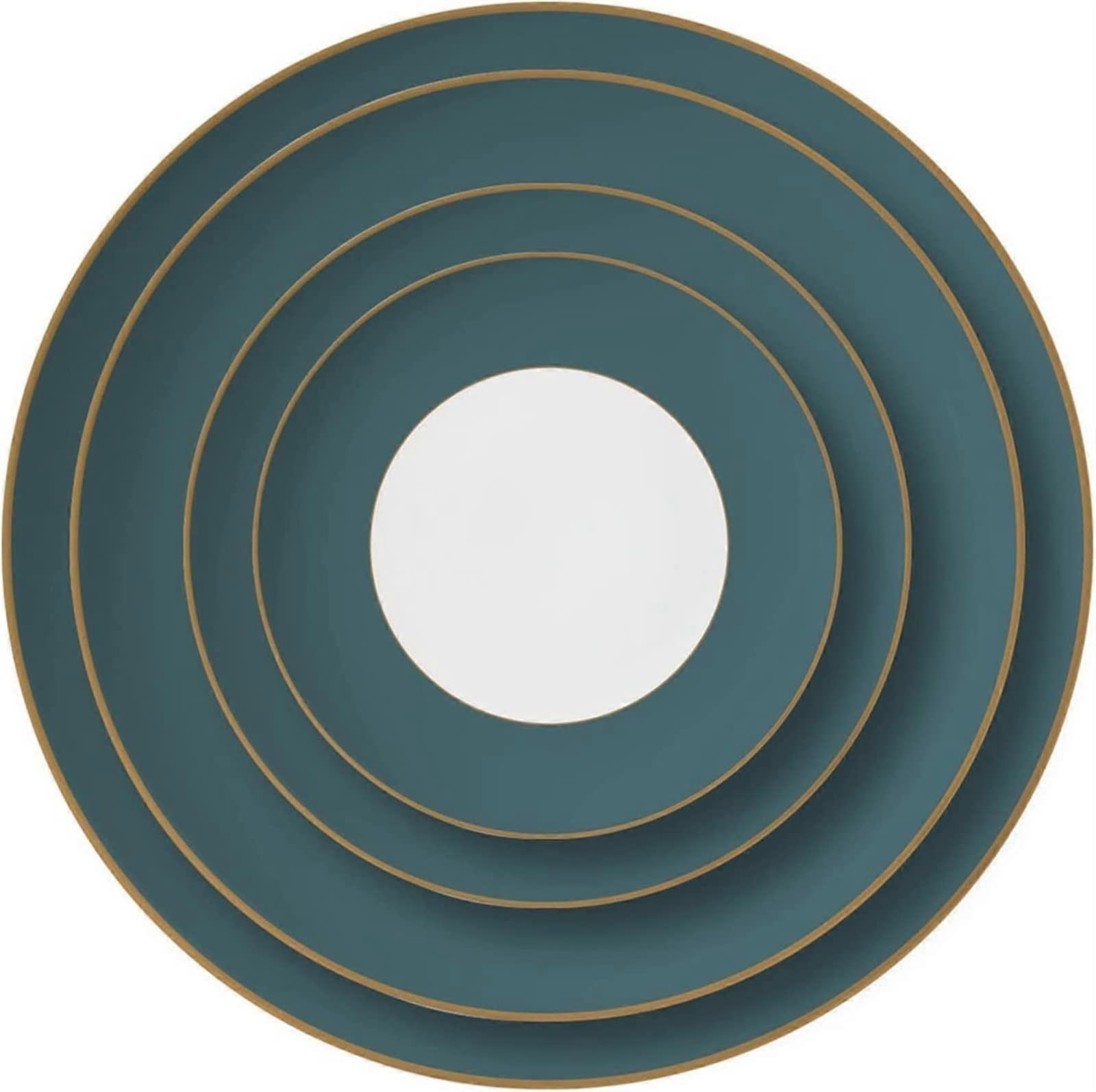 Elegant Bone China Dinnerware Set for Wedding and Restaurant, Dessert and Bread Plates