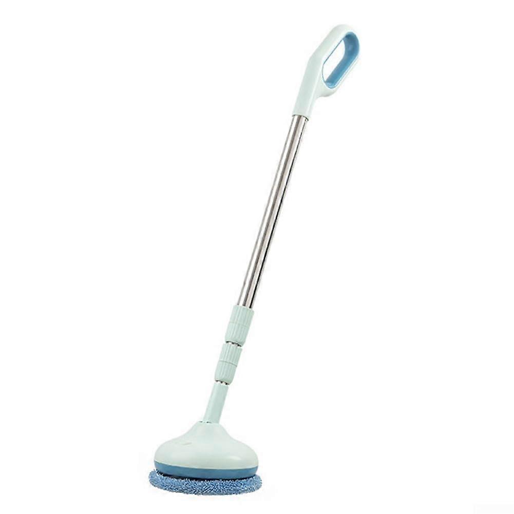 Electric Window Cleaning Robot with Telescopic Reach, Wireless Smart Edge Detection, Blue