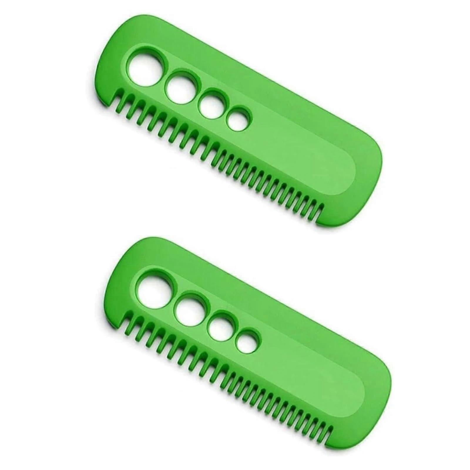 2Pcs Green Herb Stripper Set for Kale Chard Collard Greens Fast Leaf Stripping Kitchen Tool