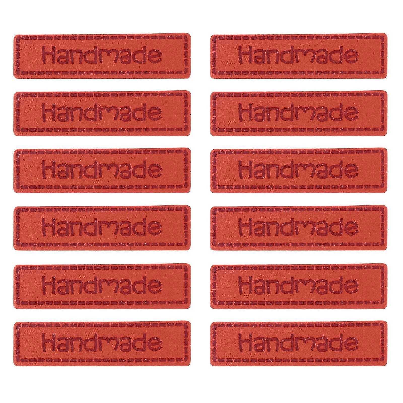 Handmade Labels for Decoration 50Pcs Brown Synthetic