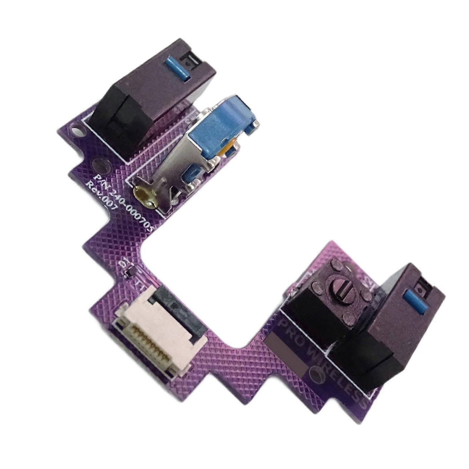 Switch PCB for G Pro Wireless Mouse with Gold Plated Gaming Micro Switch and Hot Swappable Upgrade