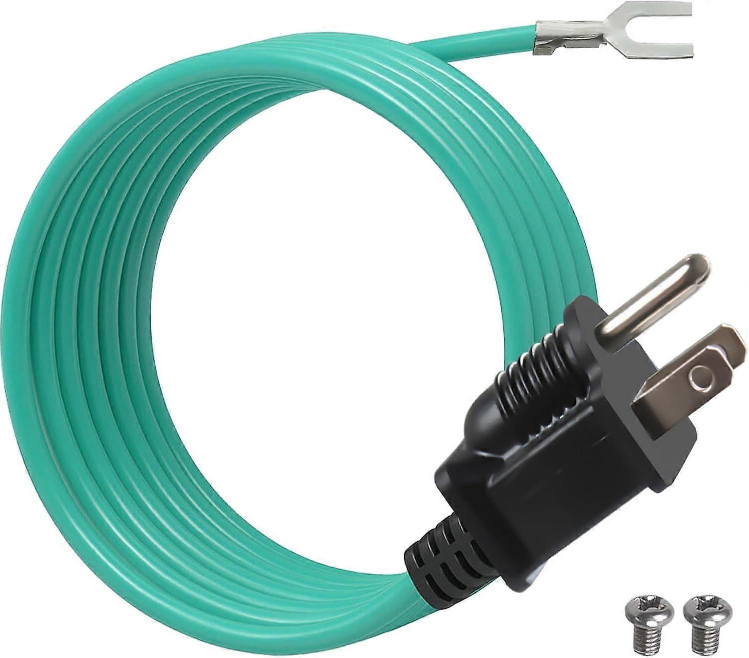 Shielded Ethernet Patch Panel Bond Ground Extension Cord, for NEMA 5-15P 3 Prong