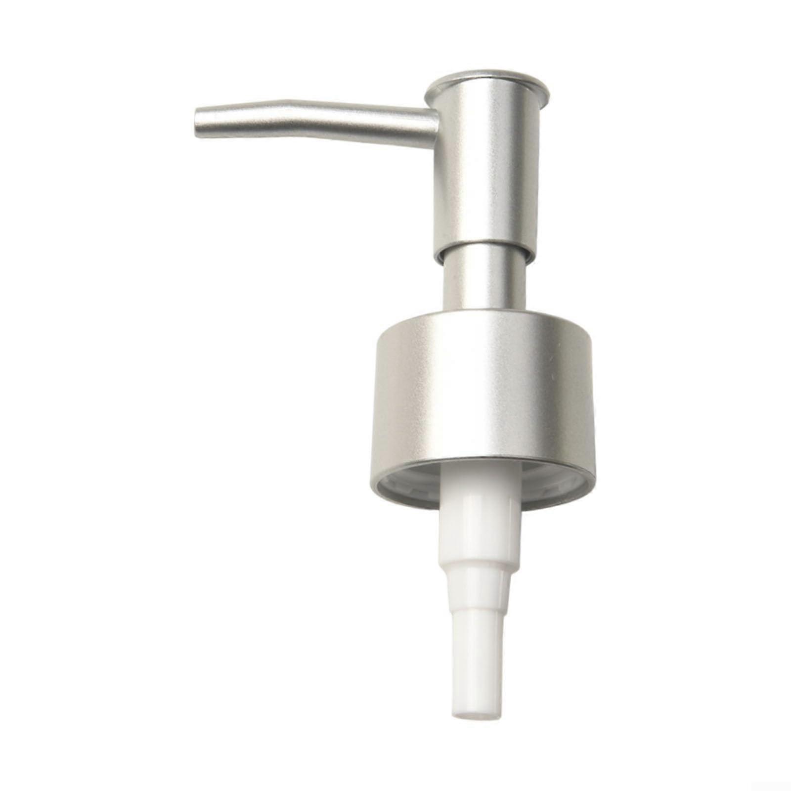 Soap Dispenser Pump Replacement Brushed Silver 28/400 Rustproof Lotion Pump for Kitchen Bathroom