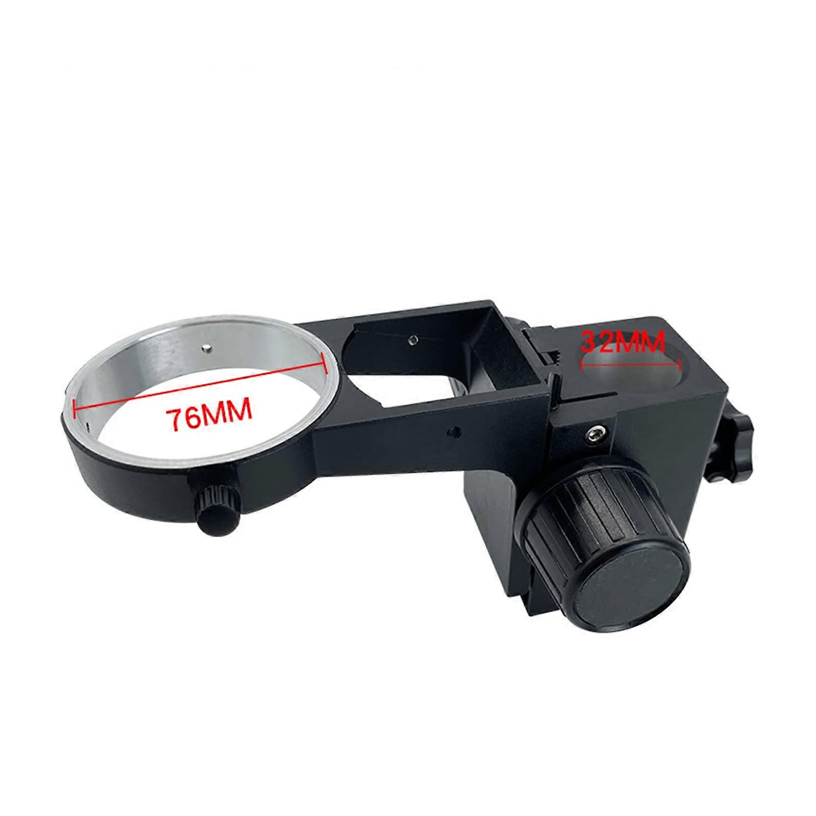 Adjustable Trinocular Microscope Stand with 25/32mm Head Holder Bracket for Stereo Zoom Lab Use