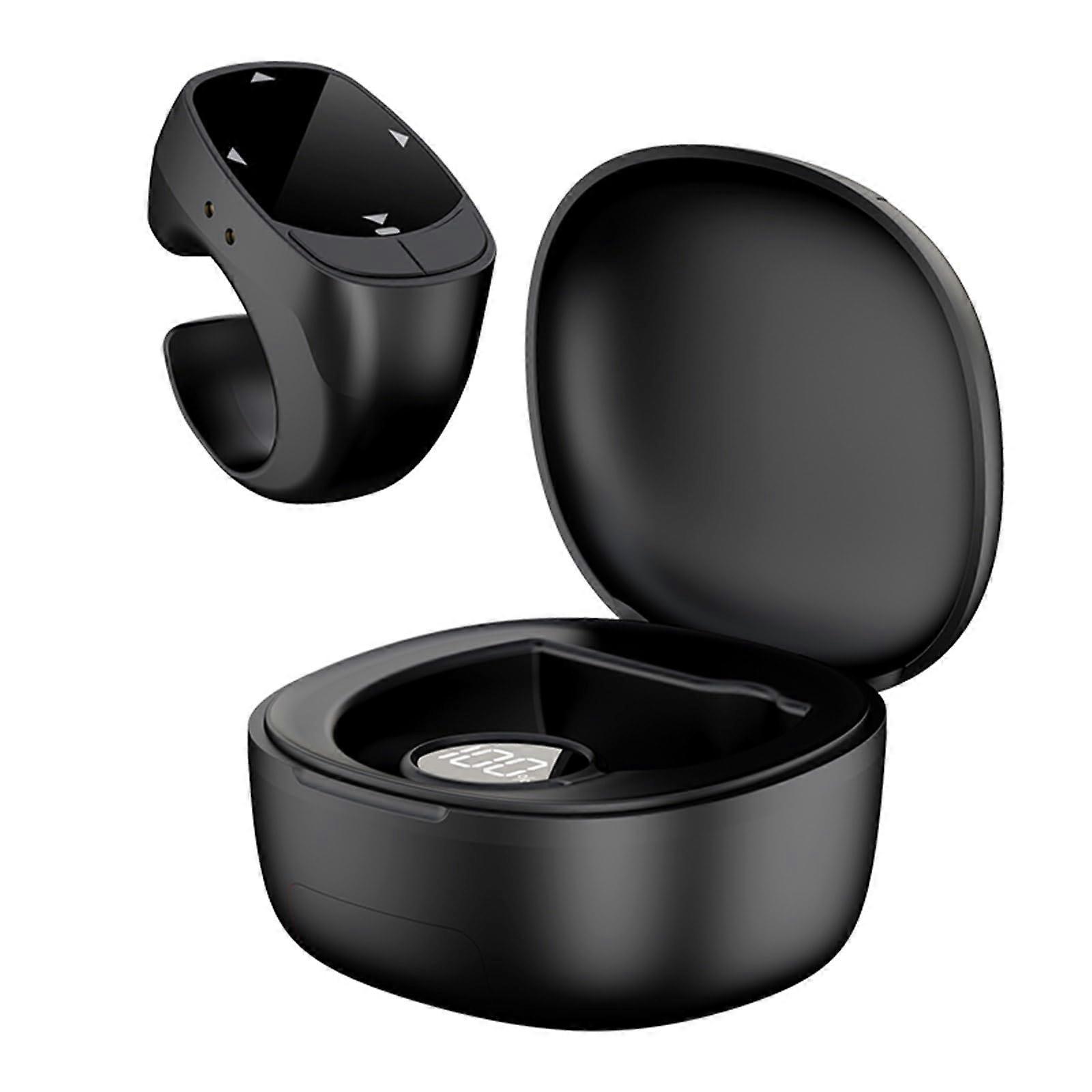 Bluetooth Camera Remote with Touch Screen, Wireless Page Turner for Android, TypeC Charging, Black