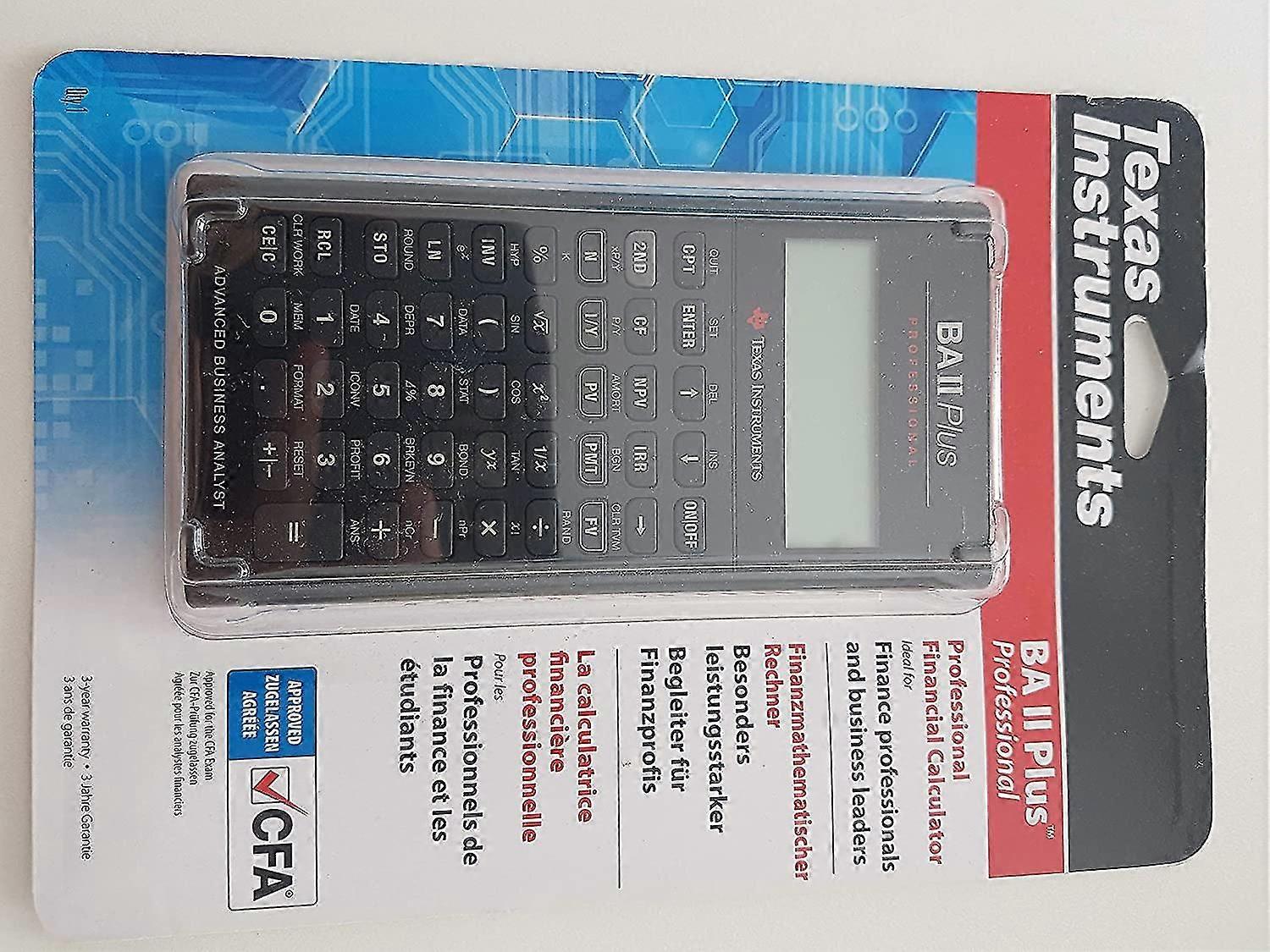 Ba Ii Calculator