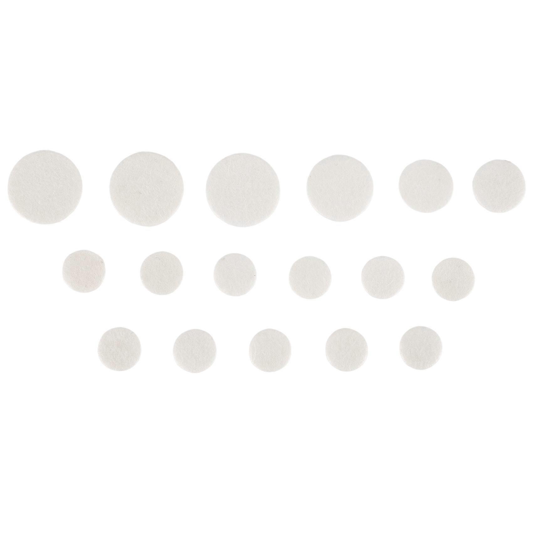 17Pcs Clarinet Leather Pads Replacement for Exquisite Wind Instrument