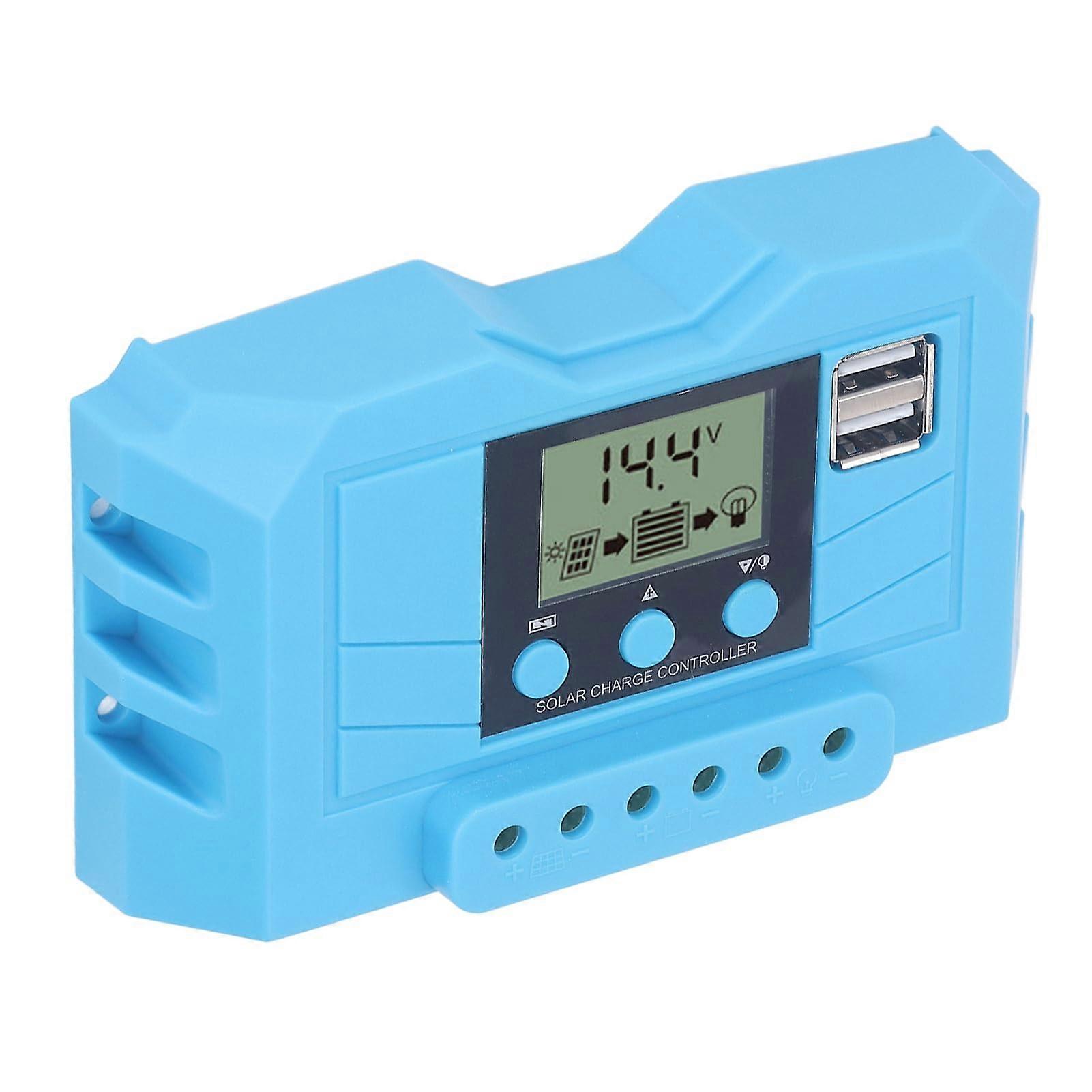 20A PWM Solar Charge Controller with LCD Display for 12V 24V Battery Charging and OffGrid Systems