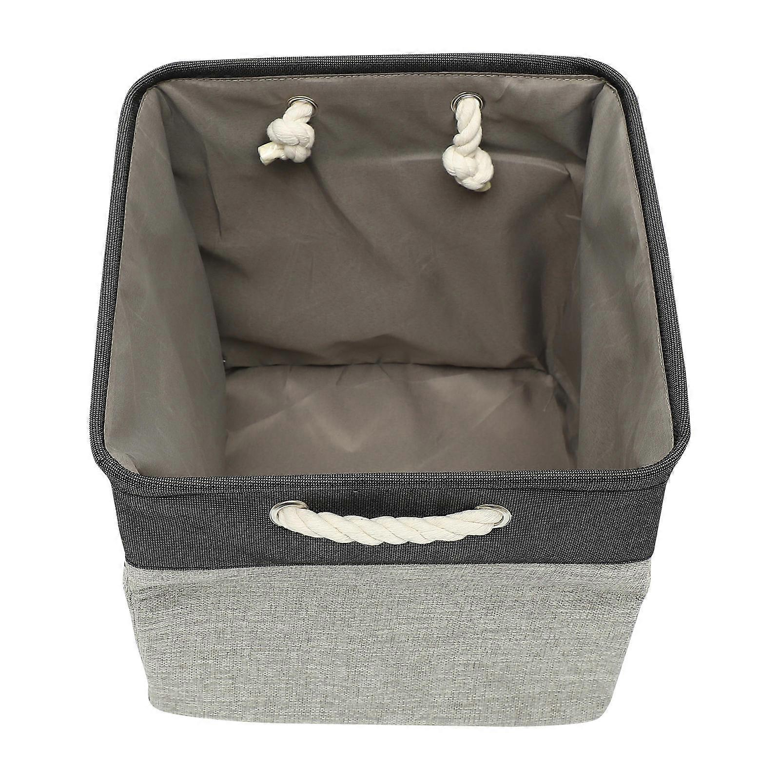 Grey Clothes Basket Laundry Baskets for Storage 4Pcs Foldable Hamper