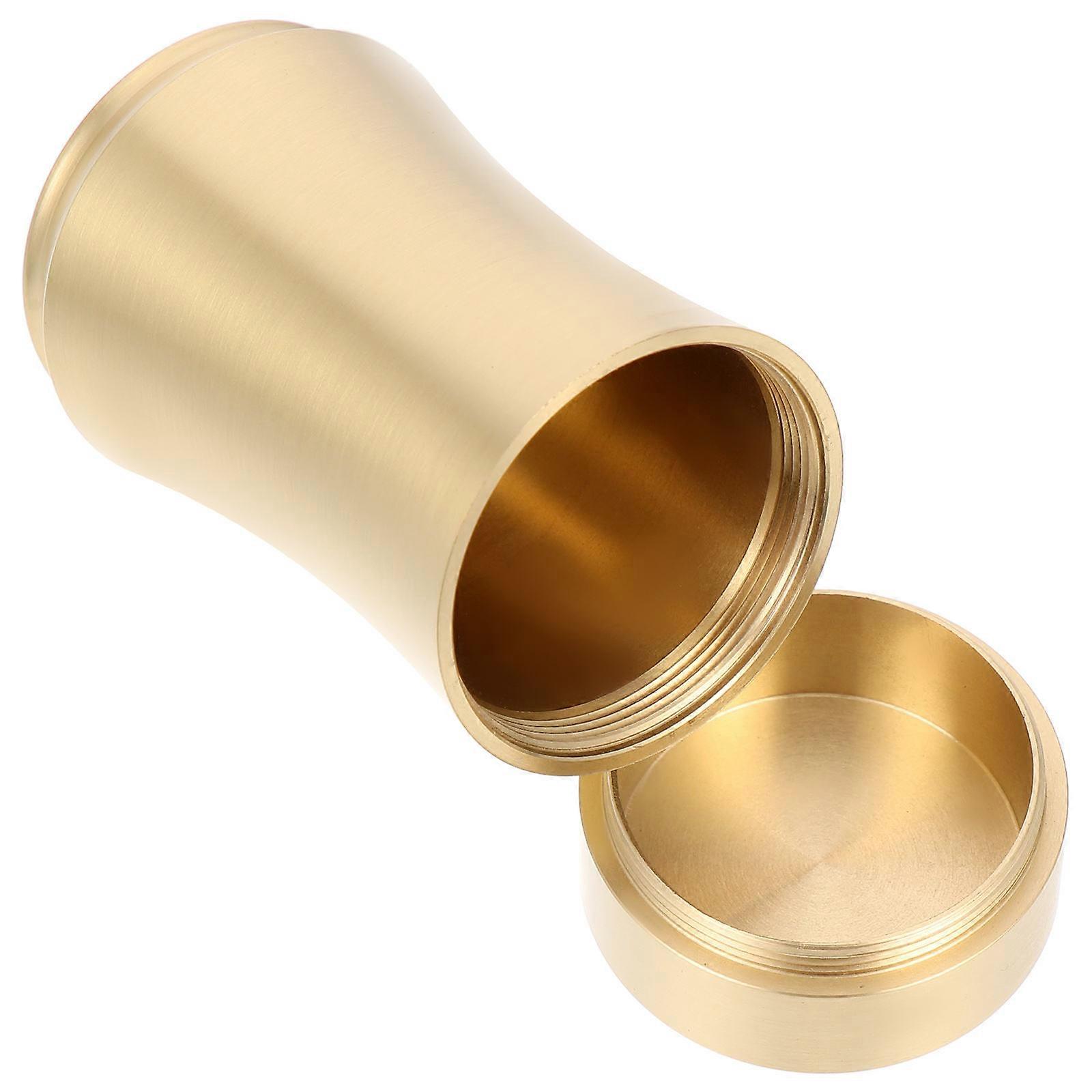 Sealing Tea Leaf Container Copper Canister for Storage Use