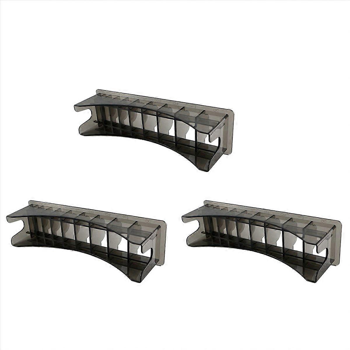 3X for Base Storage Box for Hair Clipper Trimmer Limit Comb Guide Comb Barber Tool Guide Combs