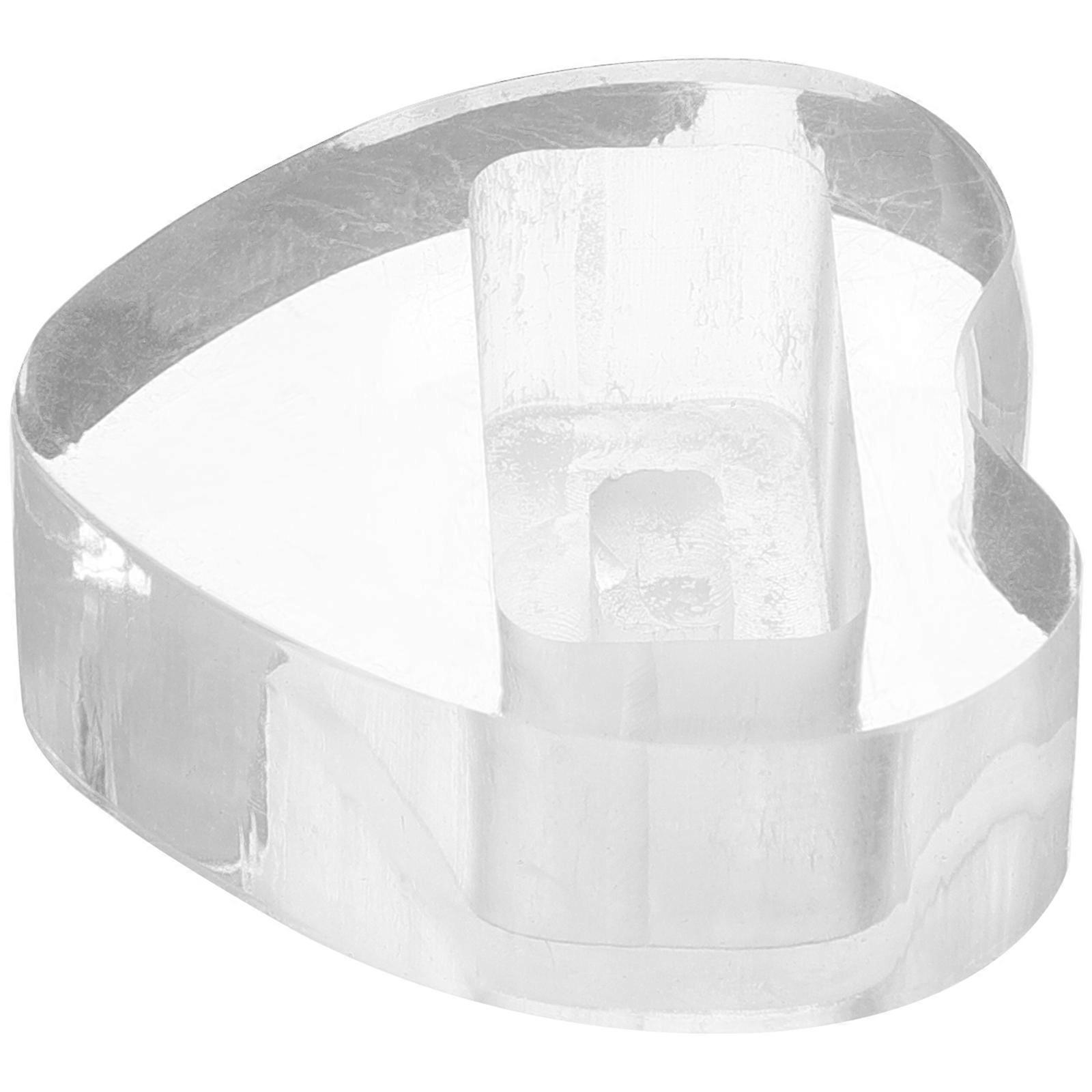 Kazoo Display Stand Acrylic Holder for Showcase Featuring Heart Shape