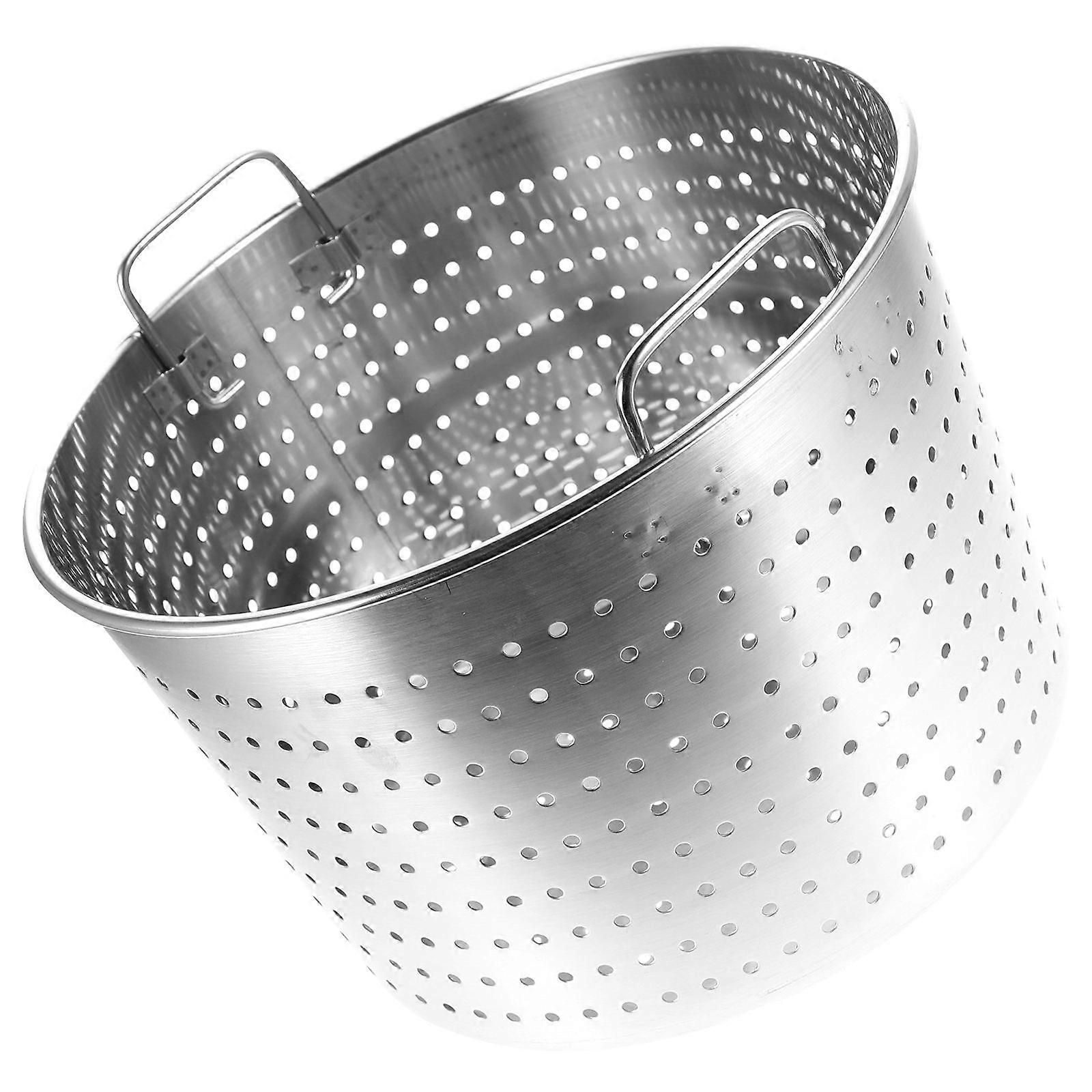 Meeresfrüchte kochen Korb Suppentopf Siebkorb Edelstahl Eimer Meeresfrüchte Eintopf