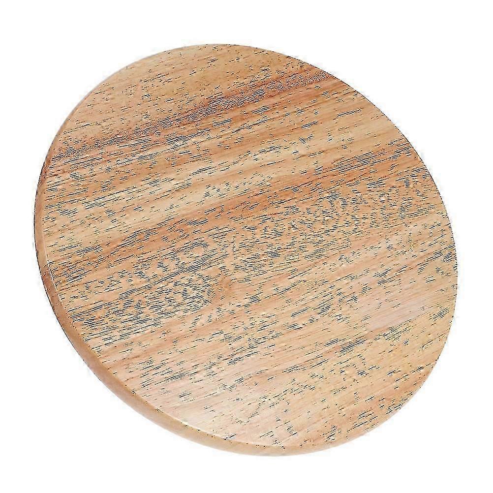 Ergonomic Solid Wood Stool Replacement Seat for Home Use Khaki