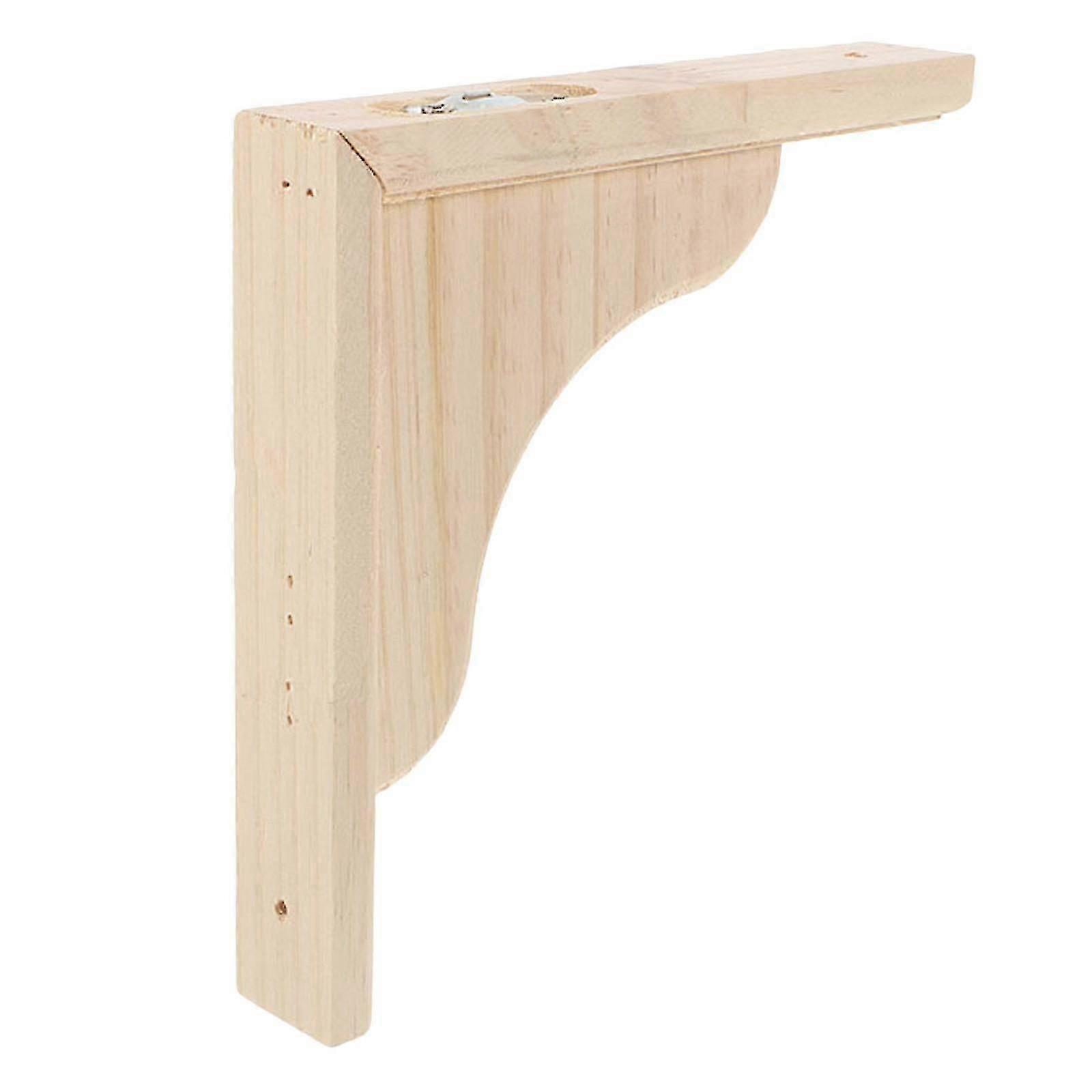 Wooden Shelf Brackets Triangular Support for Holding Wall Shelves