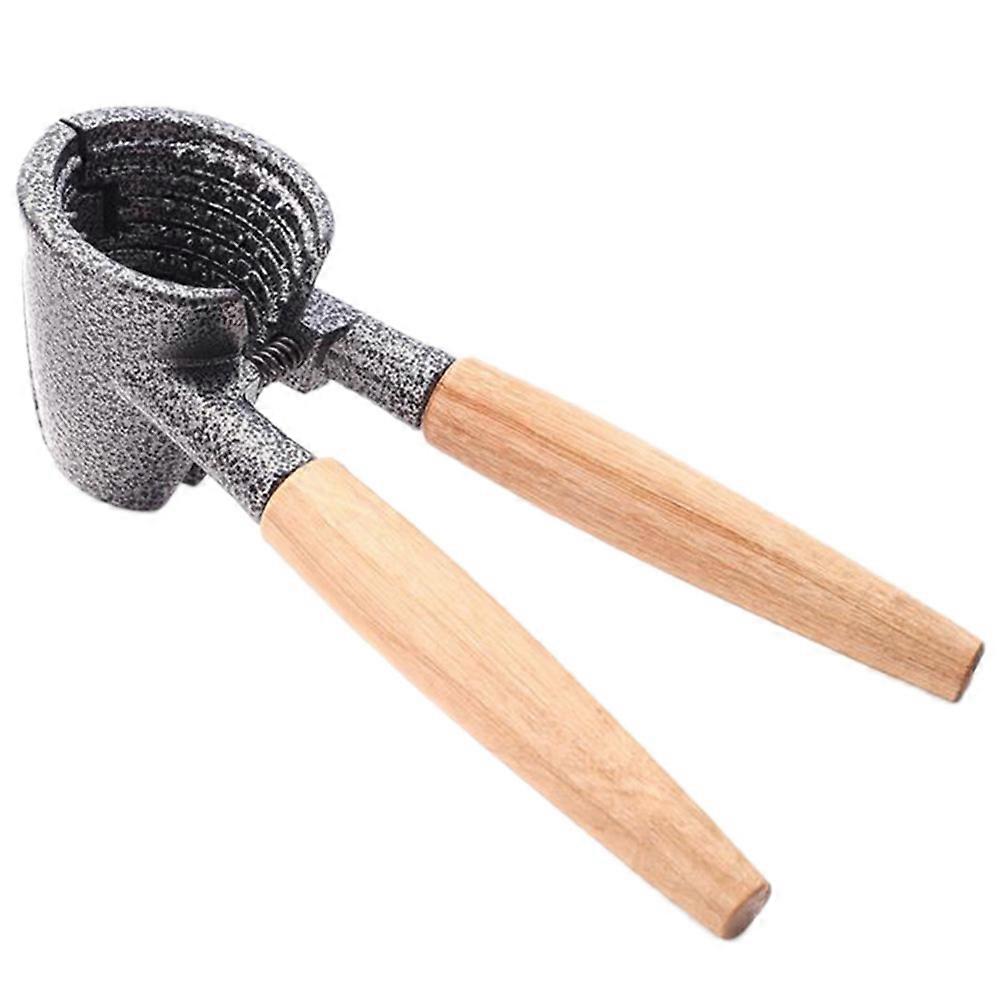 Ergonomic Handle Nutcracker Sheller Walnut Nut Quick 16.5x5.8x5.2cm Black 1Set