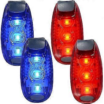 Goed zichtbare clip-on veiligheidswaarschuwings-LED-lampjes