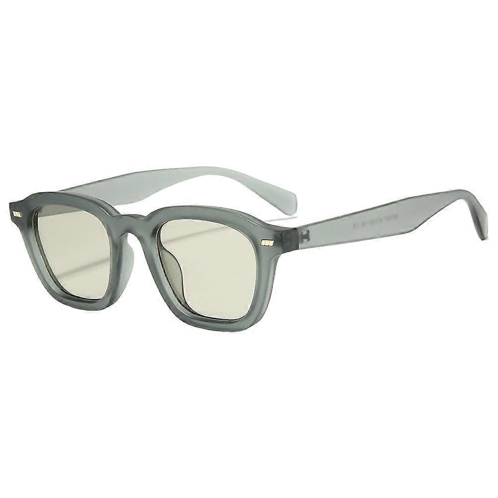 Retro-Sonnenbrille mit eckigem Rahmen