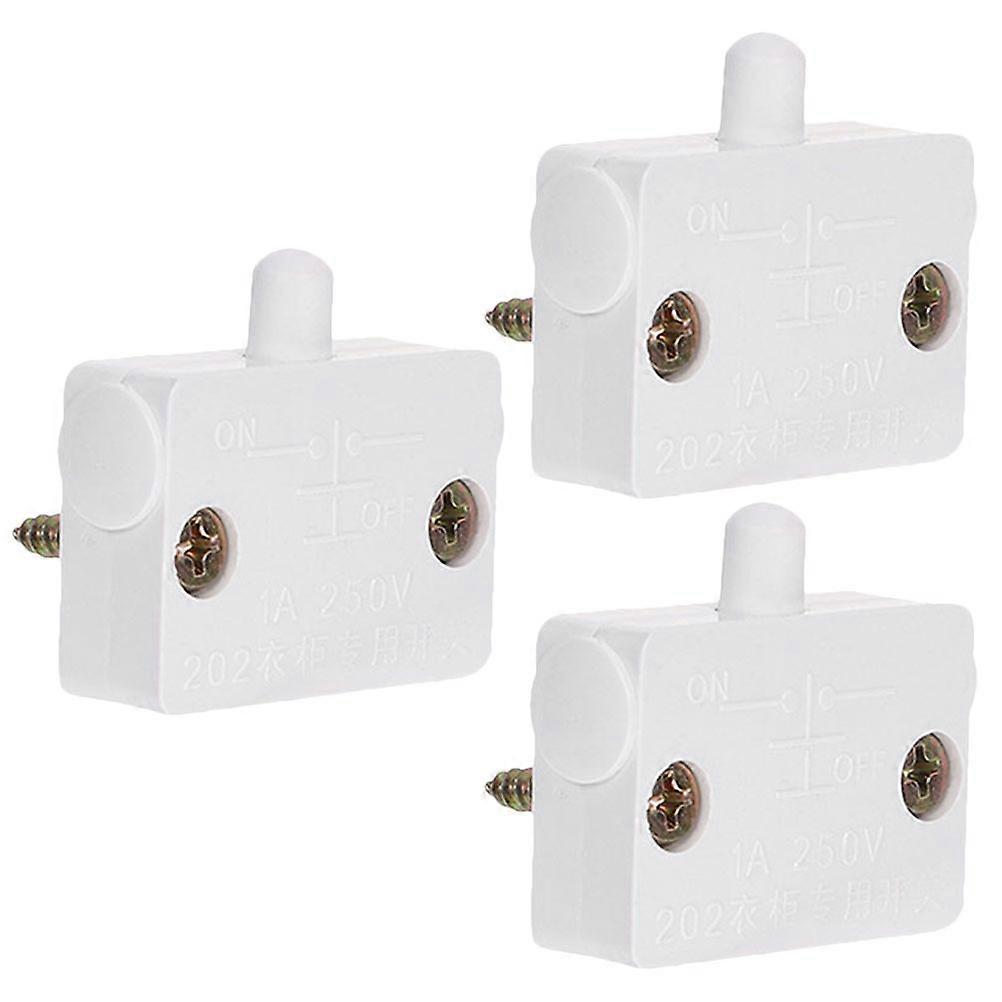 3pcs Door Switch Automatic Light Switch Touch Lamp Electrical Light Switch