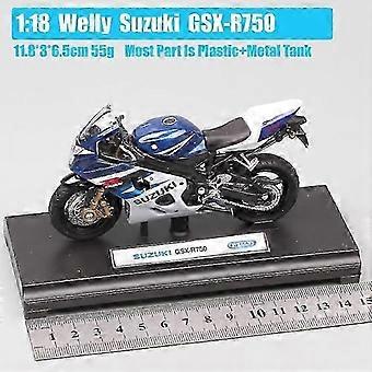 Kinder Maßstab 1:18 Mini Suzuki Gsx-r750 Gixxer 750 Sport Motorrad Motorrad Modelle Diecasts Spielzeug Fahrzeuge Motorrad Repliken