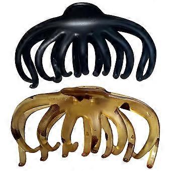 2 stücke große haarkrallenklammern retro haarklemmen französisches design haarspangen haarspangen haarspange