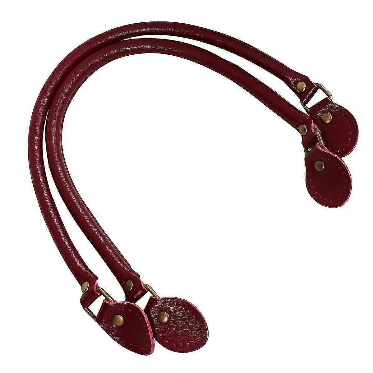 Strap Handles for Sewing 1Pair Replacement Dark Red