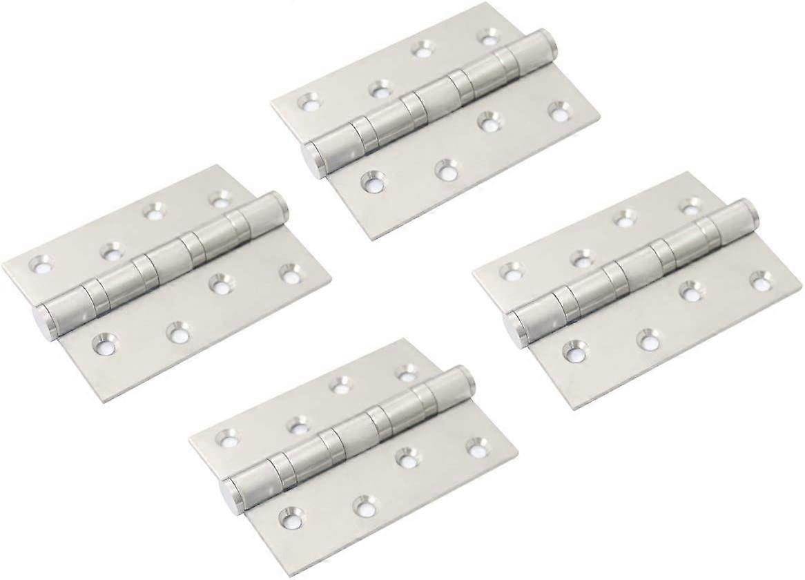 Set mit 4 Edelstahl-Klappscharnieren
