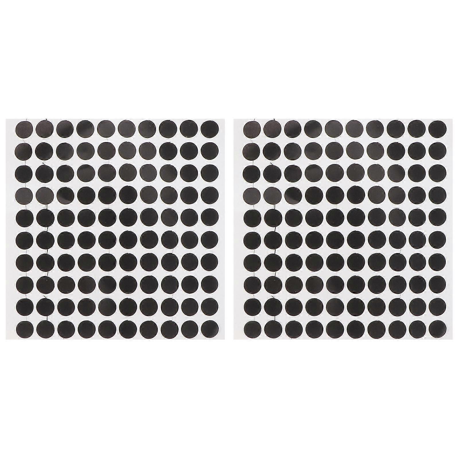 2 Sheets Billiard Table Black Dot Pool Table Marker Dot Billiard Marking Stickers for Club Use-Good