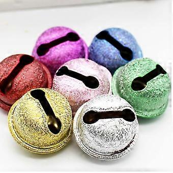 Assorted Metal Pet Collar Bells, 10 Pcs Compatible with Small Dogs & Cats, for Walking & Decor