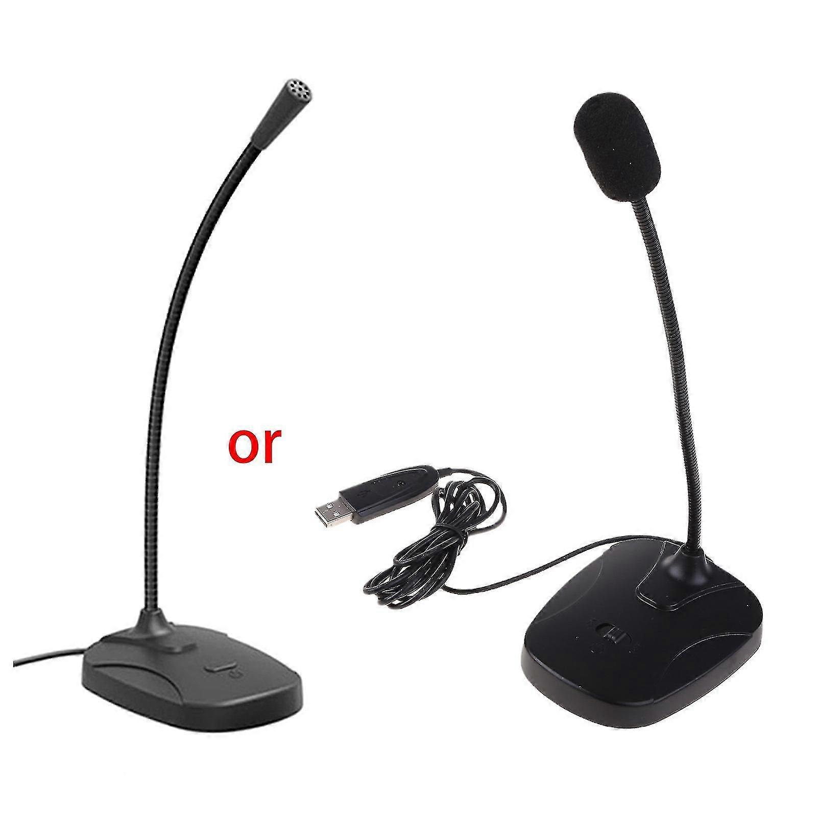 Usb Computer Microphone Plug And Play For Condenser Desktop Pc Laptop Vlog