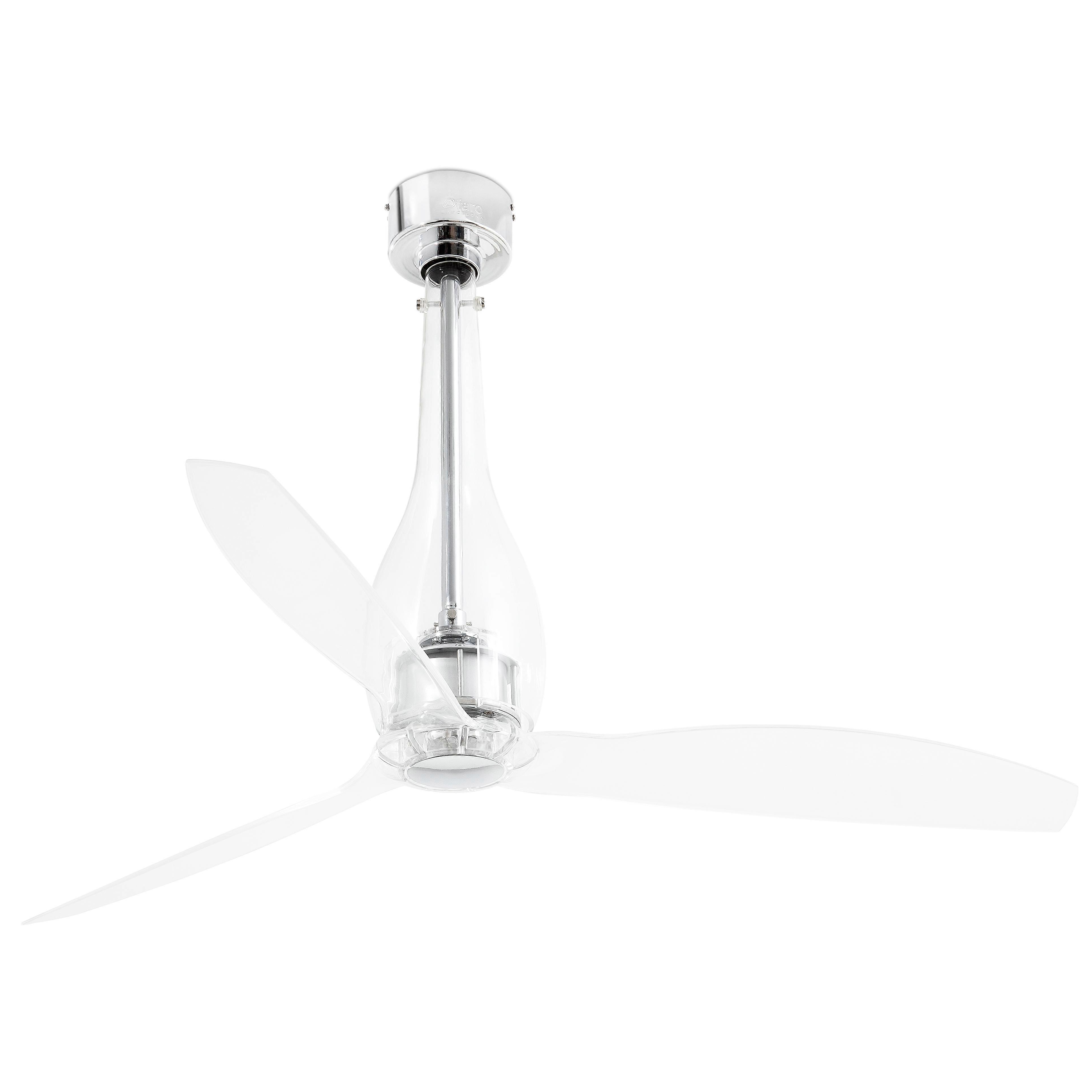 DC ceiling fan Eterfan Chrome with remote