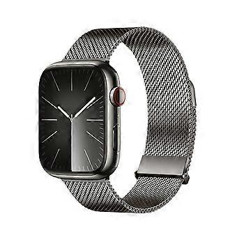 For Apple Watch SE 2023 40mm DUX DUCIS Milanese Pro Series Stainless Steel Band Grey