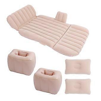 Car Air Mattress for Jeep SUV with Fast Inflation Pump and 2 Pillows, Soft Flocked Surface, Beige