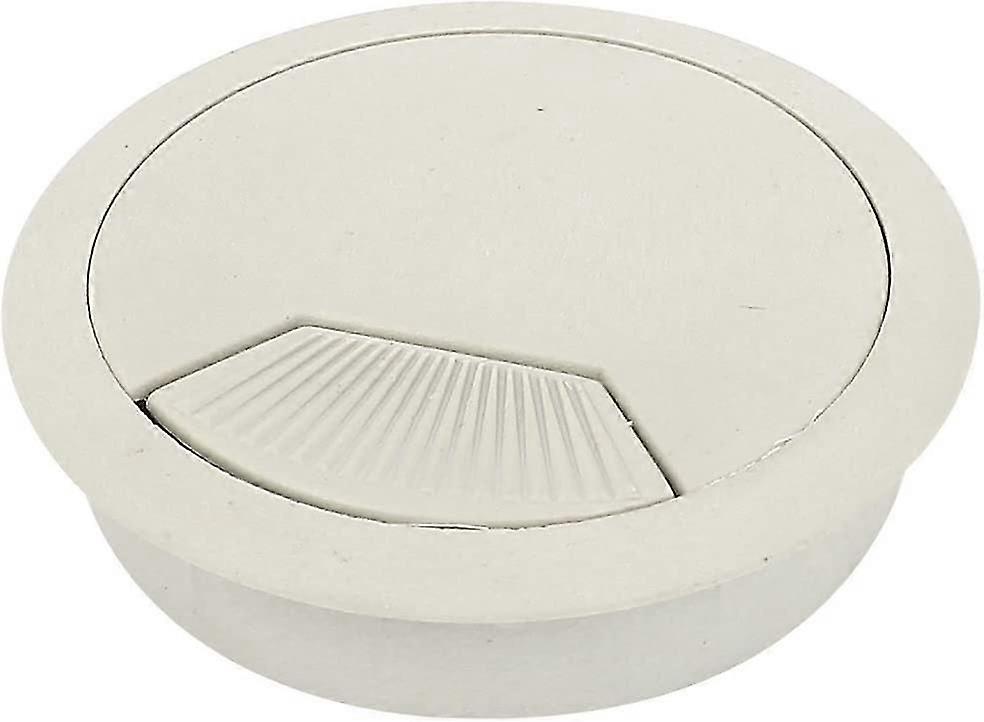 Plastic table Cable entry Cable diameter 70 mm (off-white)