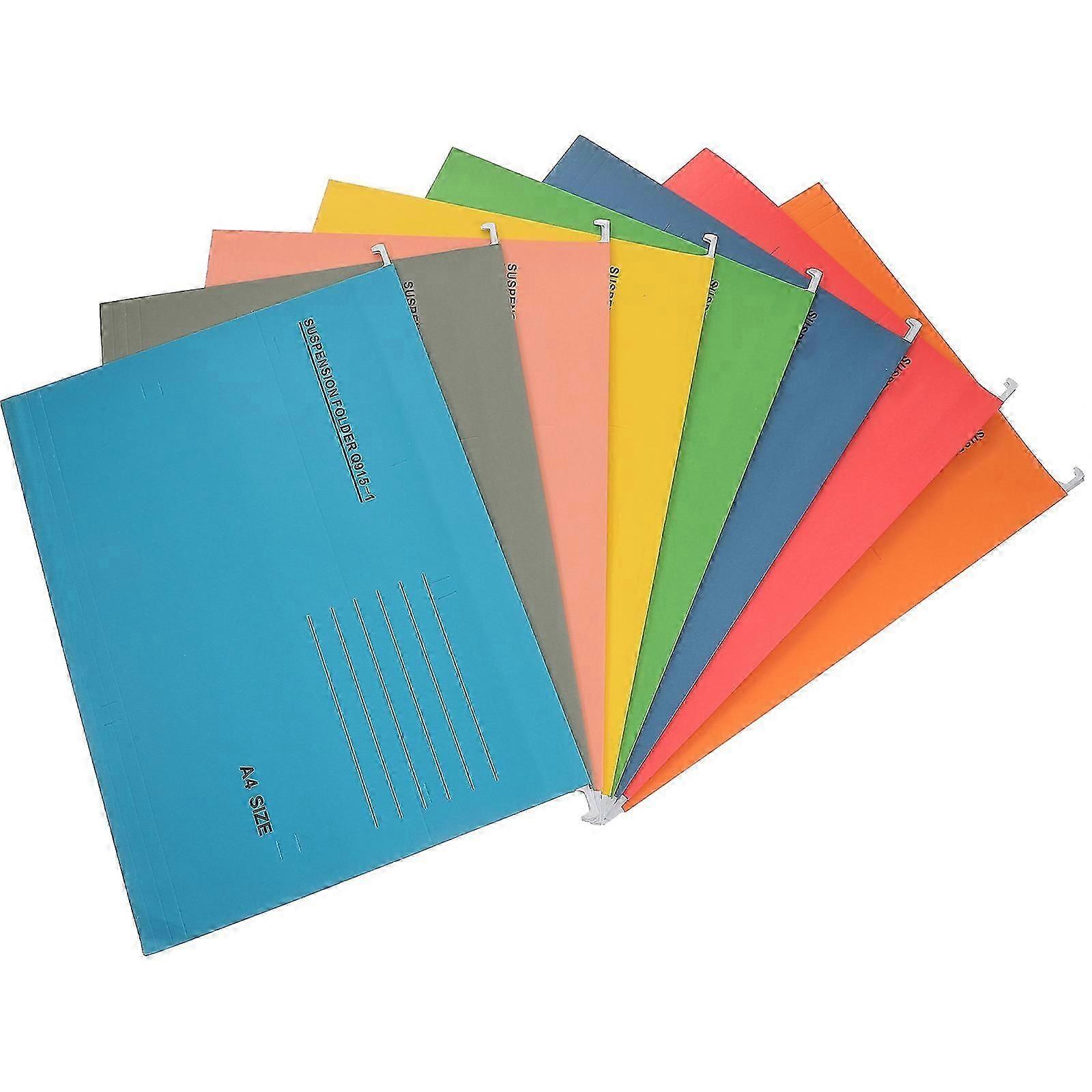 Documents Holder Organizer File Folder for Office 8Pcs Assorted Color